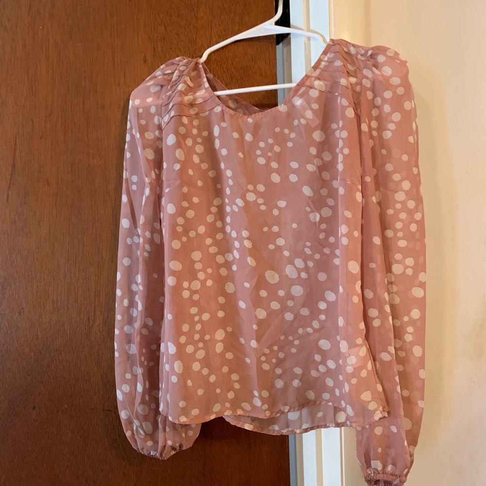 Woman dress shirt with zipper